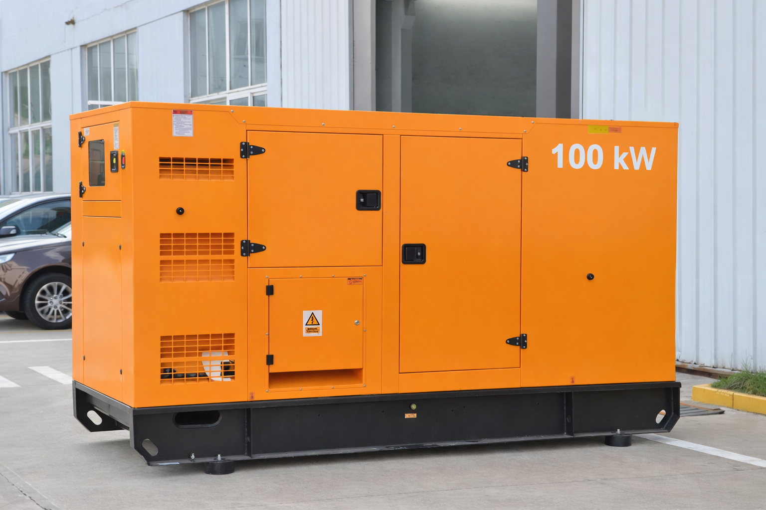 დიზელ გენერატორი Weichai 100KW— ჩუმი კორპუსით, ATS ავტომატიკით